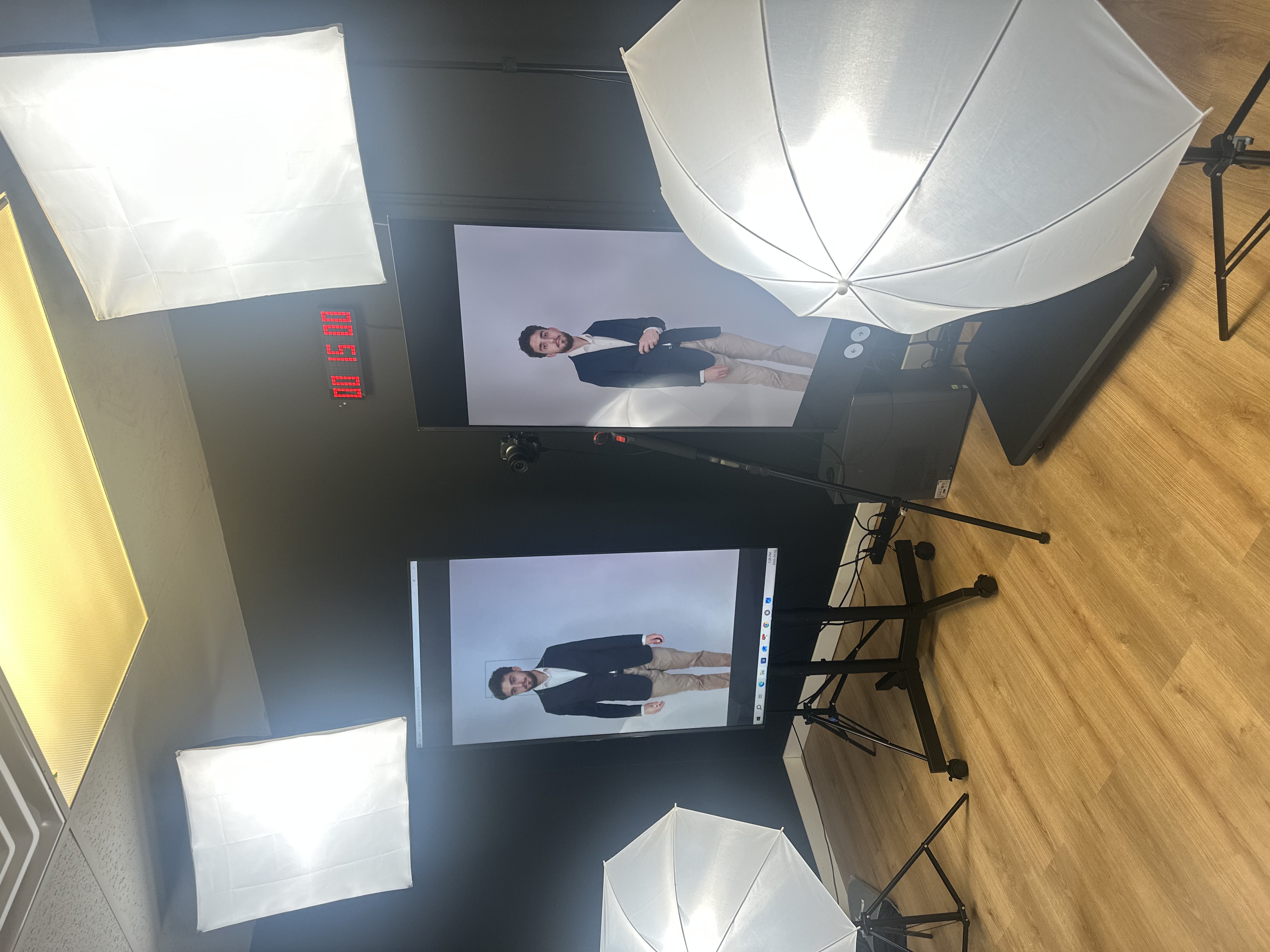 Inside FrameRoom self-photography studio Ottawa